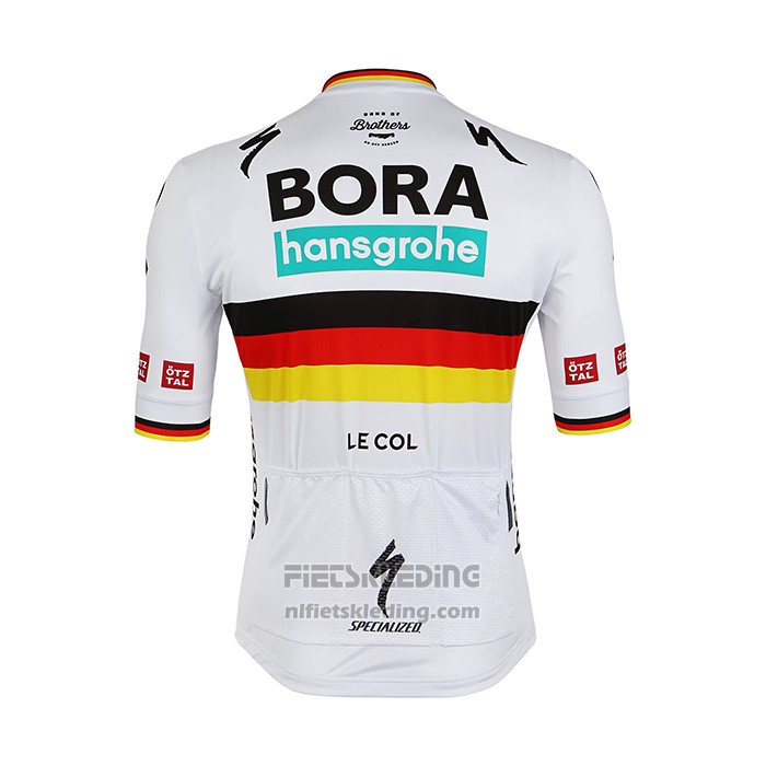 2022 Fietskleding Bora-hansgrone Wit Korte Mouwen en Koersbroek